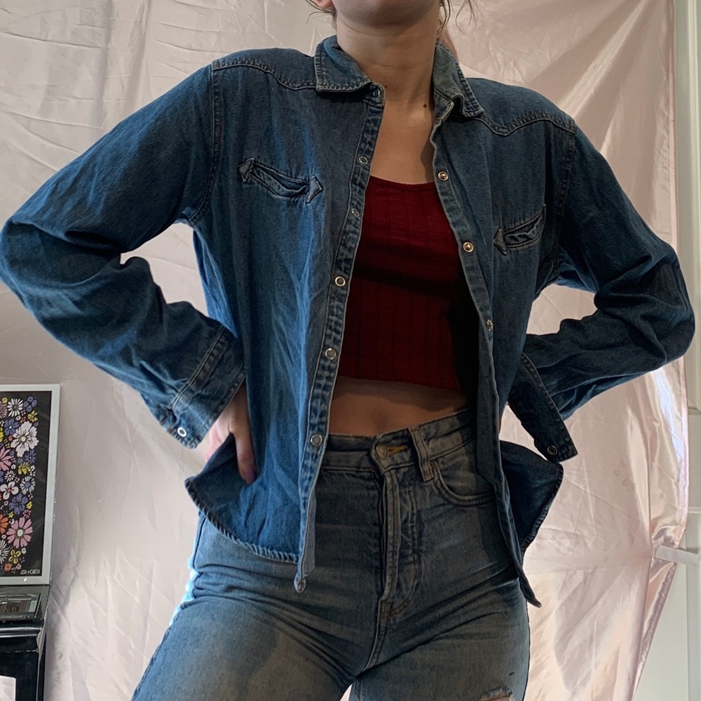 Denim button down - Picture 2 of 2